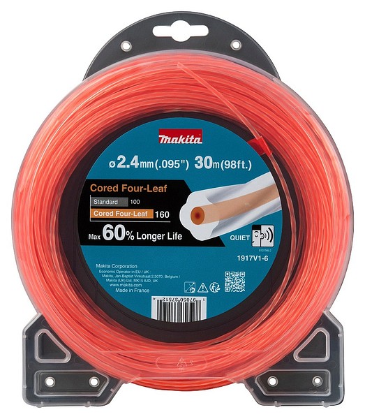 Trimmertråd 2,4mm/30m 4leaf Makita 1917V1-6