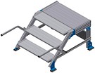 Arbetsplattform 800mm 3-steg