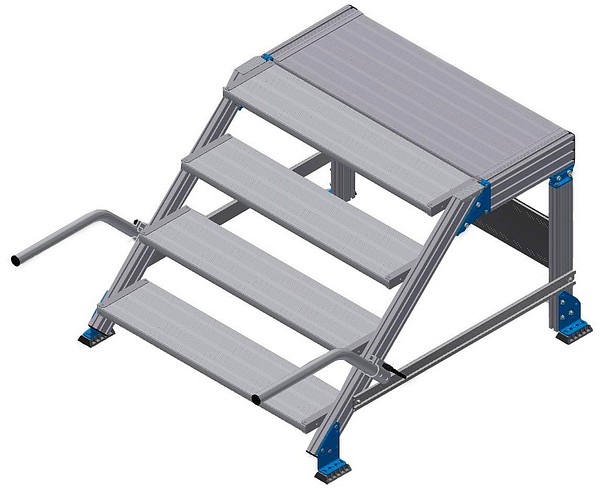 Arbetsplattform 1000mm 4-steg Zarges 46005957
