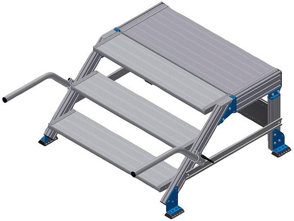 Arbetsplattform 1000mm 3-steg Zarges 46005954
