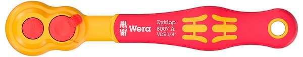 Wera VDE ratchet Zyklop comfort 1/4"  