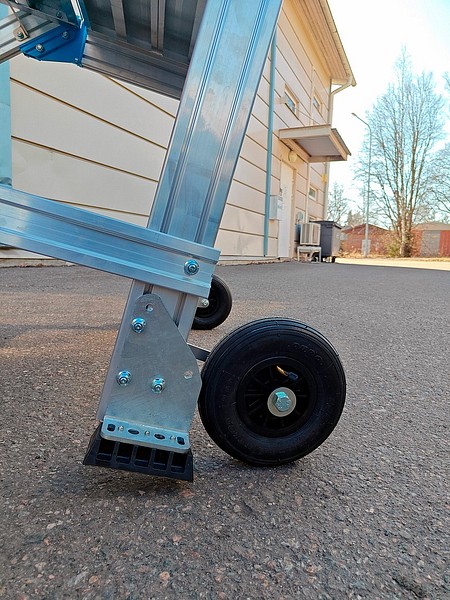 Pneumatic wheel pair for ladder Zarges 21014914