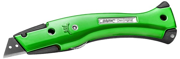 Univer. knife 03 +case black/green Delphin 100250-K-2-MS/CG