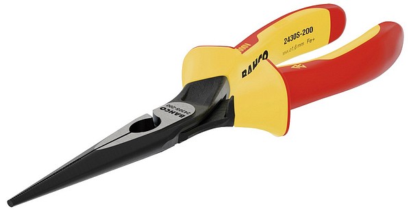 Snipe nose pliers 160mm insulated Bahco 2430 S-160