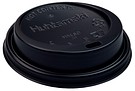 Svart lock 80mm till 250ml mugg