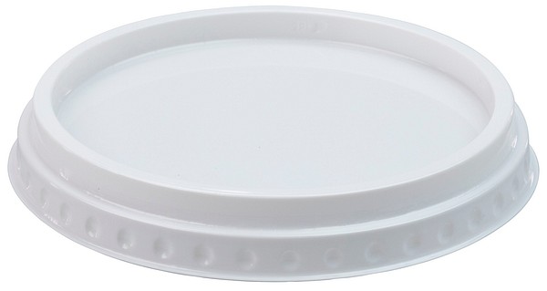 Kansi pyöreä 95mm valk. 120/pak 30185532 120x8/ltk (230ml)