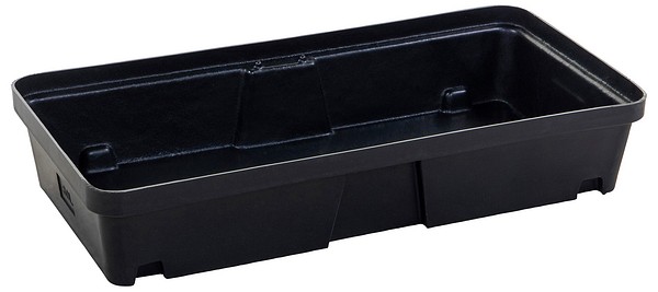 Spill tray 30L without grid black Jonesco ST1-30-B-BK