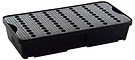 Spill tray 30L with PE grid black