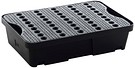 Spill tray 20L with PE grid black