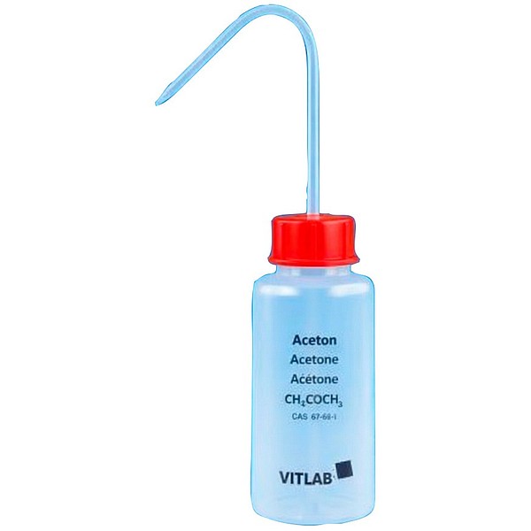 Wash bottle acetone PP 1L 24pcs/box 1453829 bottle wide mouth