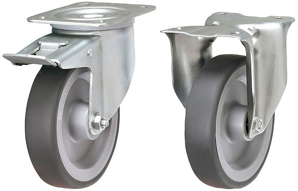 125mm hjulsats icke-märkande Fami FKRW1252101 4 st