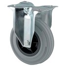 Fixed castor 160mm with plate