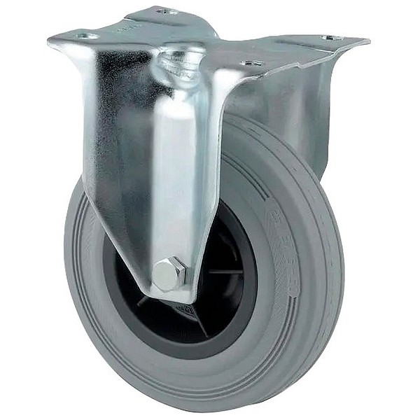 Fixed castor 160mm with plate Tente 3478PIR160P63