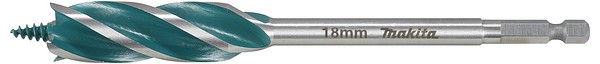 Träborr 18X165mm 1/4'' Makita E-26668
