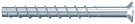 Concrete screw FBS 4x40 10/5 Zn