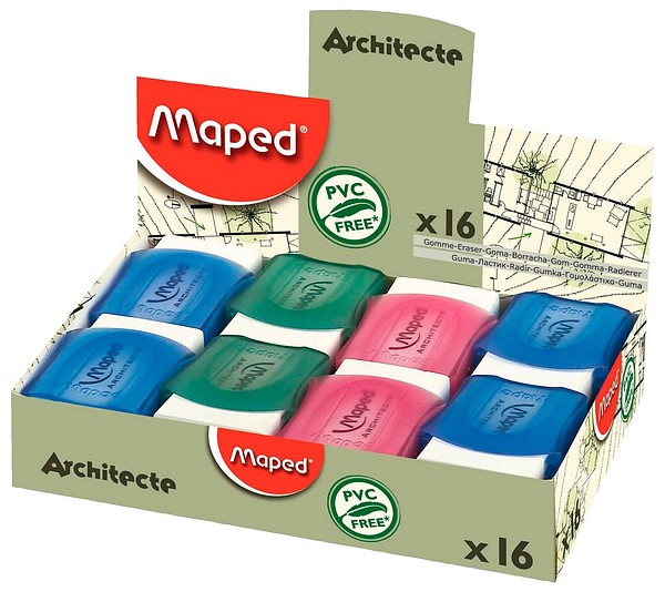 Maped Architecte eraser with plastic holder