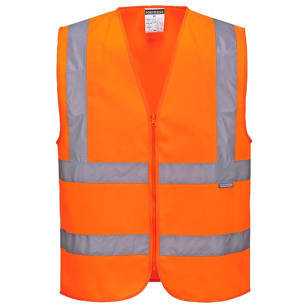 Skyddsväst PORTWEST C375 HiVis XS HV orange EN ISO 20471 kl 2