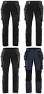 Naisten riipputaskuhousut 4-way-stretch  BLÅKLÄDER 71921645