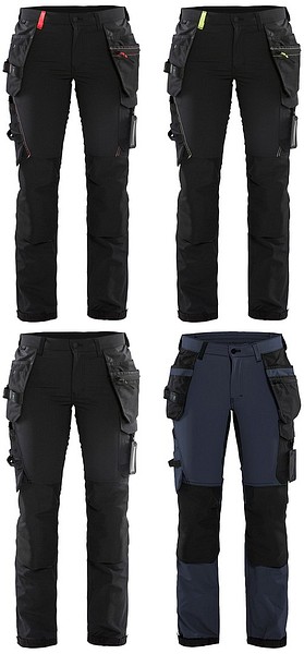 Women's craftman's trousers 4-way-stretch  BLÅKLÄDER 71921645  