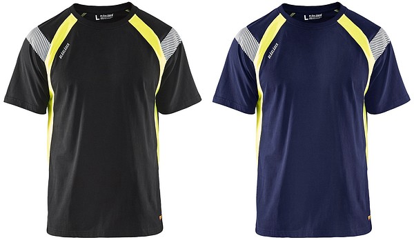T-shirt BLÅKLÄDER 3332 2XL 333210308833 XXL navy/HVis yellow