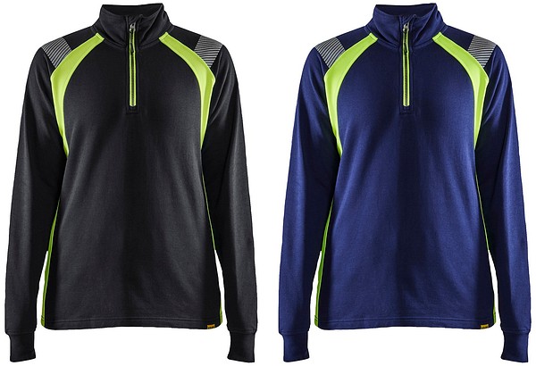 Women's sweatshirt, short zipper BLÅKLÄDER 34031158  