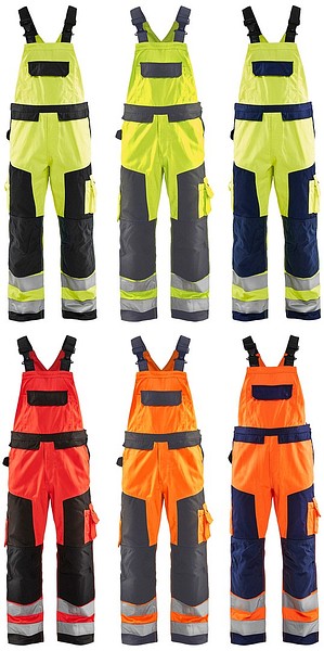 Highvis hängselbyxor BLÅKLÄDER 26601811  