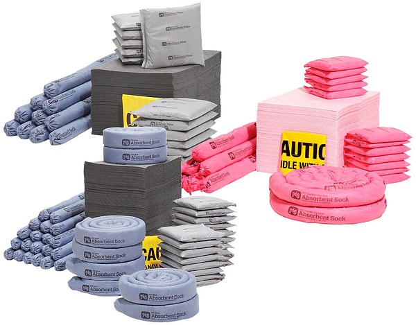 Absoption supply kit for waste container  
