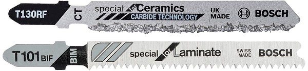 Bosch Jig saw blades, special blades  