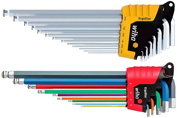 Wiha ErgoStar hexagon L-key sets with ring  