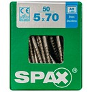 SPAX Countersunk A2 TX20 5,0x70
