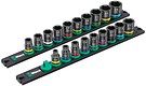 Wera 3/8&#039;&#039; iskuhylsysarjat kiskossa