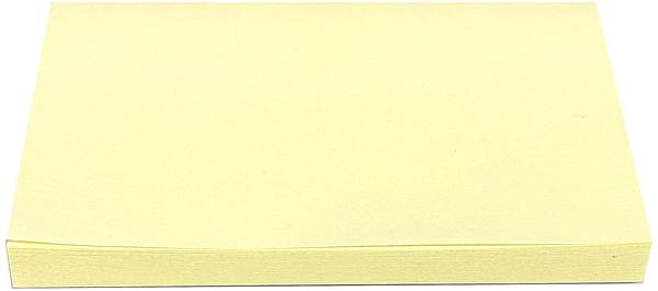 Info Notes lappar FSC 76x127mm Gul 12x100st