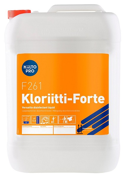 Kiilto F 261 Kloriitti-Forte 10L 80655 klooripit. desinfektioaine