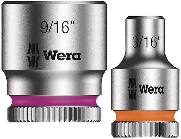 Wera 1/4" socket wrenches (imperial)  
