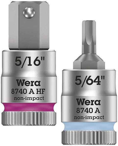 Wera 1/4" hex sockes, tx sockets and sets  