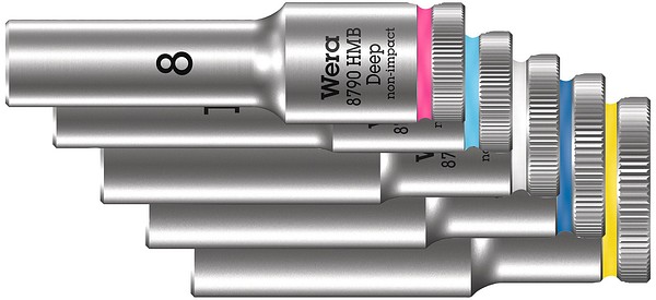 Wera 3/8" pitkät hylsyavaimet  