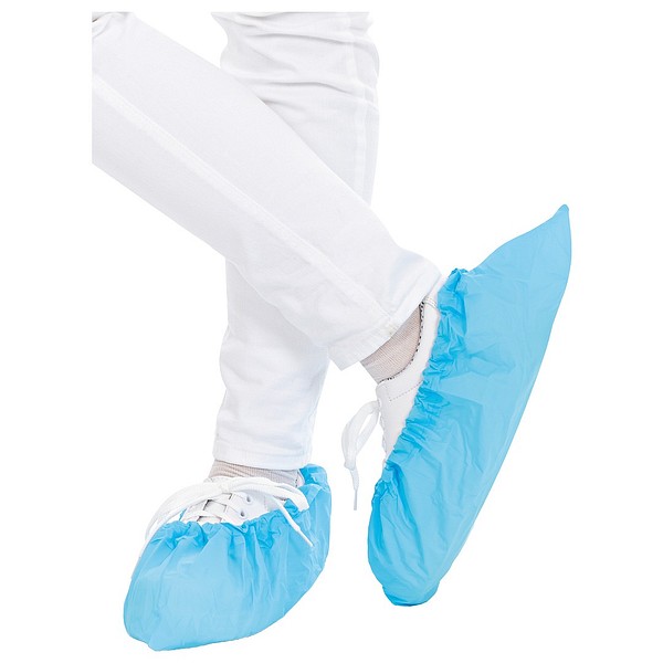 Skoskydd HYGOSTAR Anti Slide 41cm, blå, CPE/TPE, 50st/förp