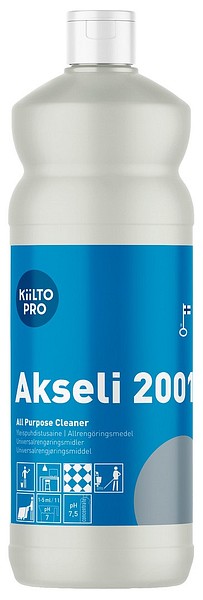 Kiilto Pro Akseli 2001 1L T7087.001 all purpose cleaner 6/box
