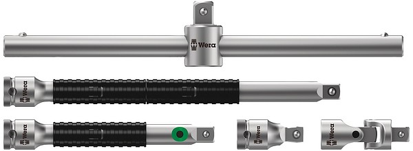 Wera 1/2" nivelet, jatkovarret ja muuntimet  