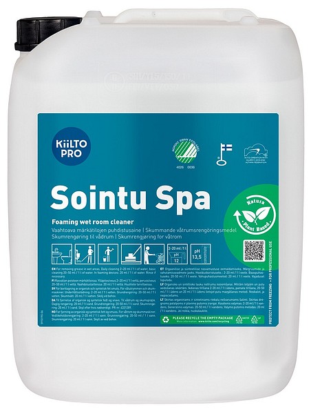 Kiilto Pro Sointu Spa 20L 41028 vaahtoava puhdistusaine