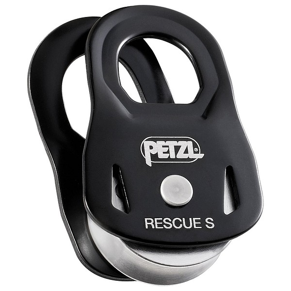 Block PETZL Rescue S Black 6-11mm, EN12278, 91%, 18kN, svart
