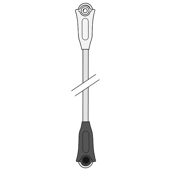Rep PETZL Axis 11mm 30m EN1891A, 2x indust.änd, vit