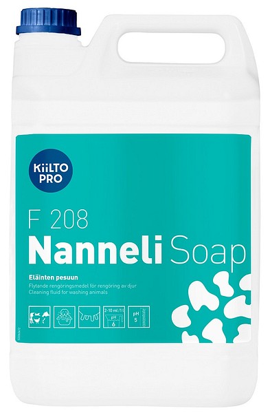 Kiilto Pro F 208 Nanneli Soap 5L 80634 animal wash