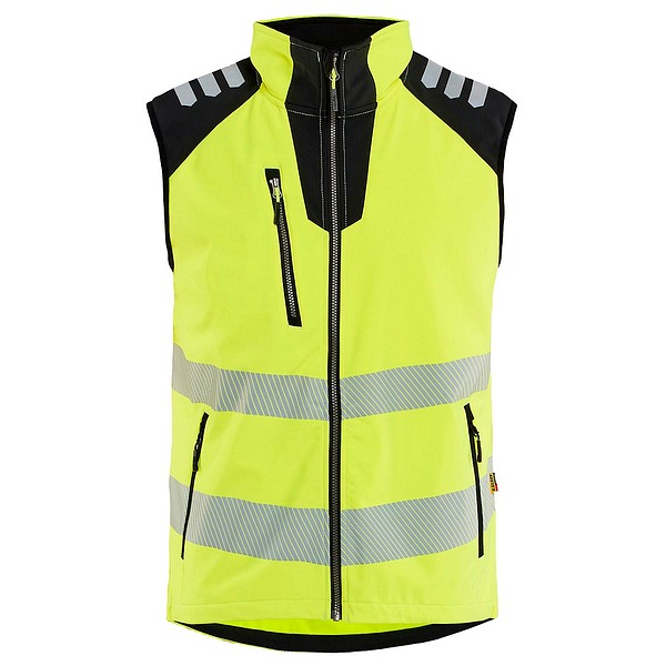 Softshell-väst BLÅKLÄDER 3091 XL 309125133399 varselgul/svart