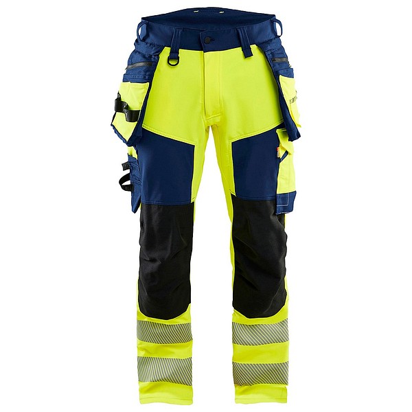 Snick.byxa BLÅKLÄDER 1122 4-way C62 112216483389 varselgul/marinblå