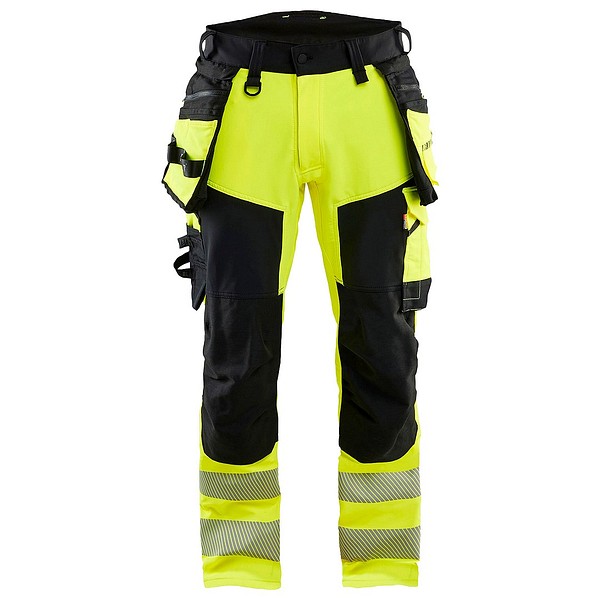 Snick.byxa BLÅKLÄDER 1122 4-way D88 112216483399 varselgul/svart