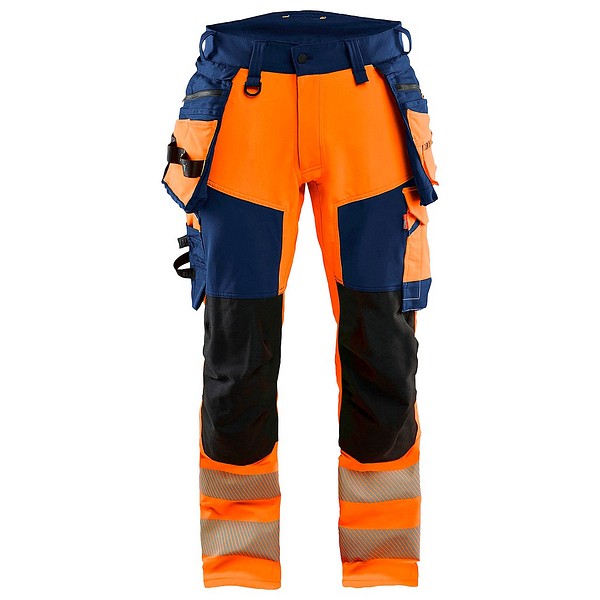 Trouser BLÅKLÄDER 1122 4-way D100 112216485389 HiVis orange/navy