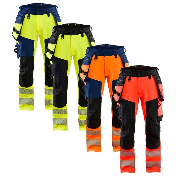 Craftman's trousers Blåkläder 1122 Highvis 4-way stretch  