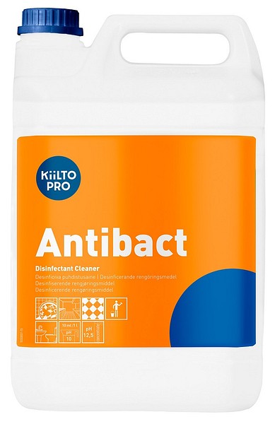 Kiilto Pro Antibact 5L 63242 surface disinfectant 3/box