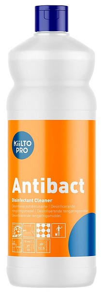 Kiilto Pro Antibact 1L 63241 ytdesinficeringsmedel 6/förp